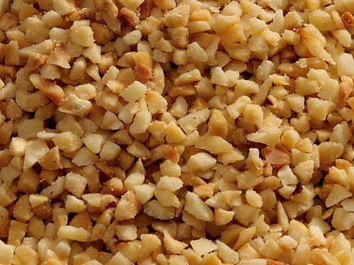 Chopped toasted hazelnuts