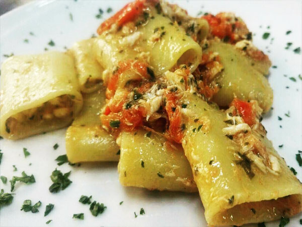 Paccheri al pistacchio